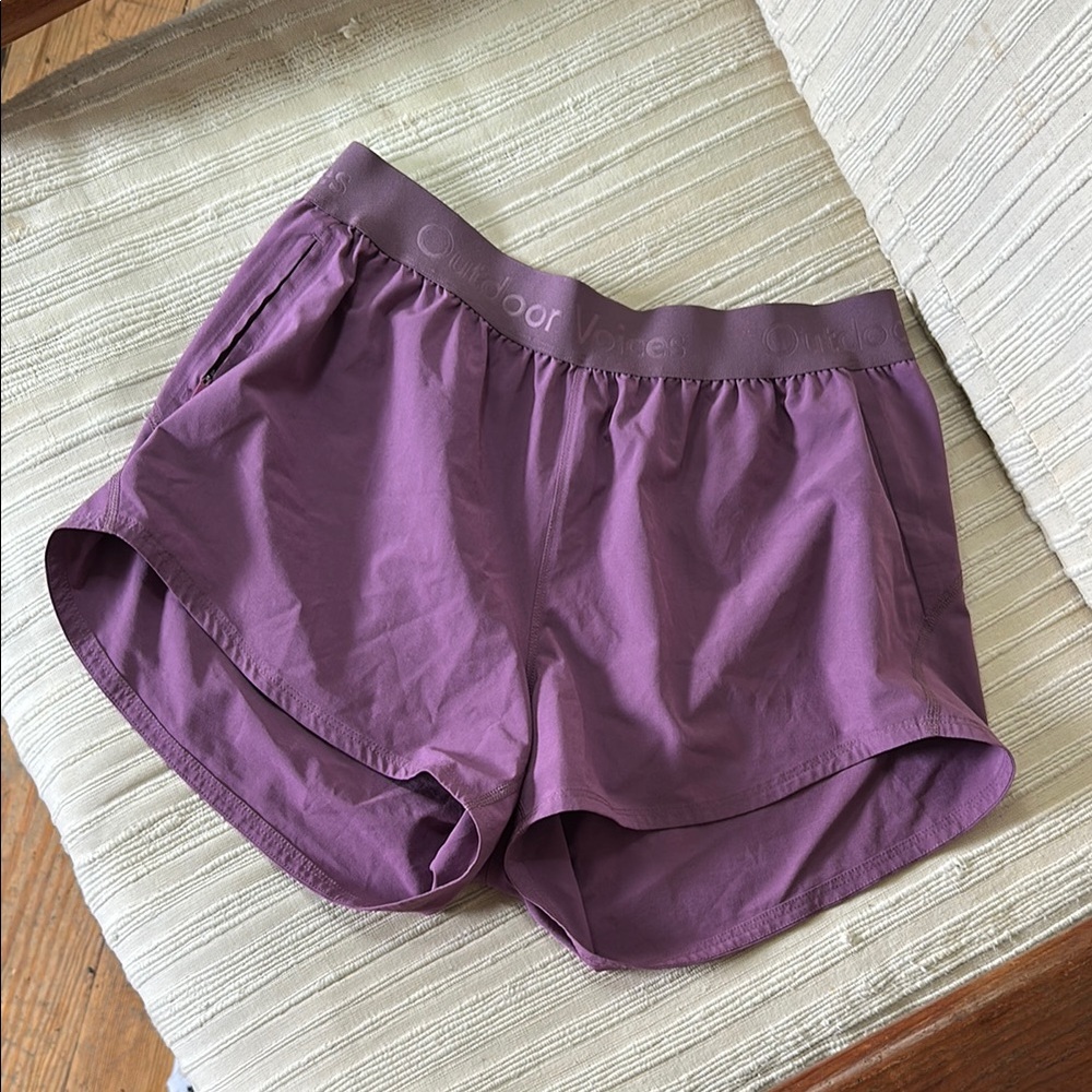 Outdoor Voices Mauve Shorts